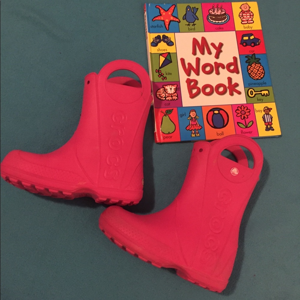 Crocs rain boots Jr